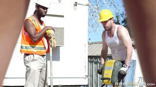 Hottest whore Richelle Ryan seducing construction workers
