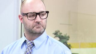 Horny boss Casey Cumz gets licked in her office