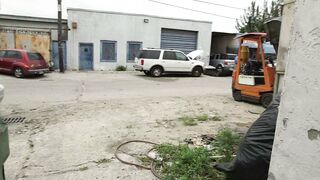 Veronica Rodriguez giving Jmac a public blowjob